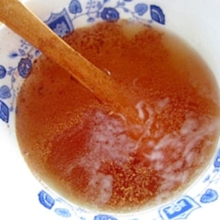 シークワーサー汁シナモンパウダー紅茶